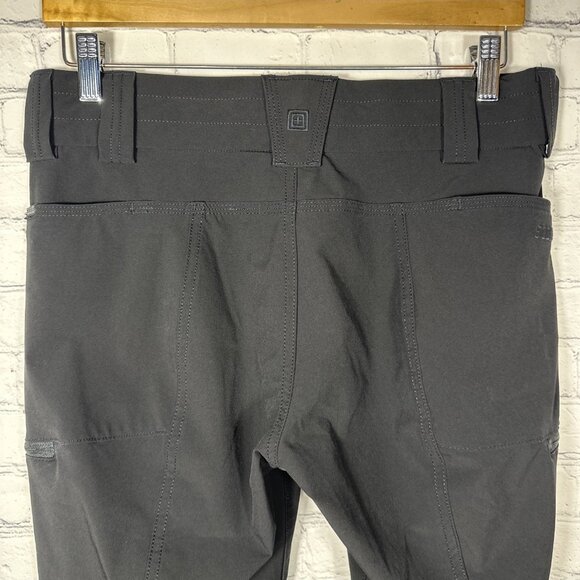 5.11 Pants Women's 8 Long Black Mesa Cargo Utility Rip Stop 64417 - Picture 4 of 10